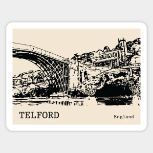 Telford England Magnet